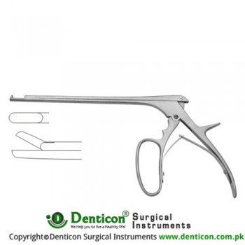 Ferris-Smith Leminectomy Rongeur Straight Stainless Steel, 15.5 cm - 6" Bite Size 3 mm